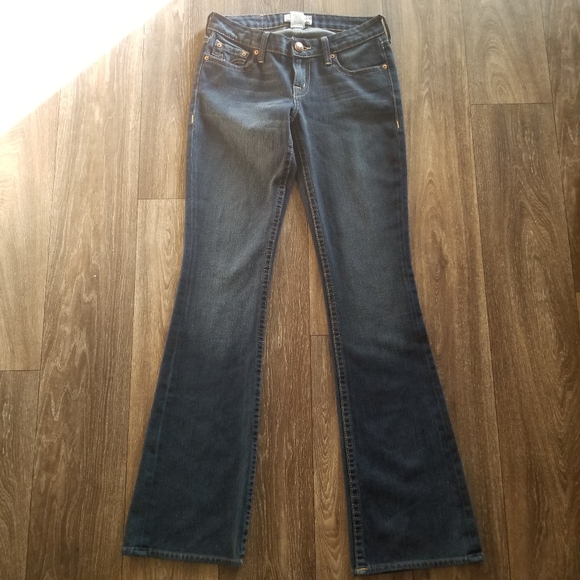 PRVCY Santa Monica Low Rise Dark Wash Bootcut Jeans Size 26 - Picture 3 of 13